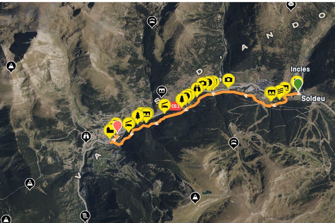 Camino del Gallo &ndash; Soldeu a Canillo, Andorra